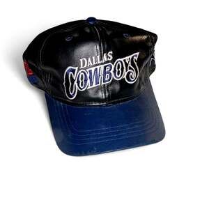 Dallas cowboys starters leather cap